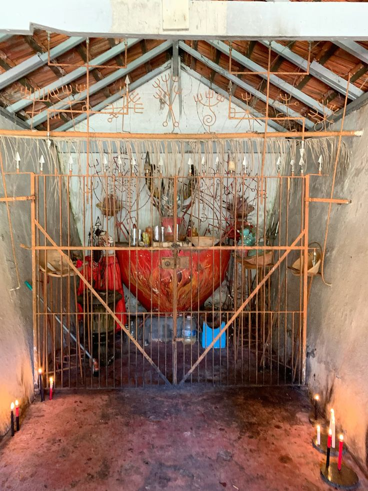 Altar físico de brujos de Catemaco